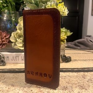 Handmade leather wallet
